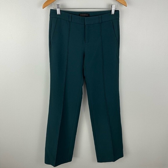 Banana Republic Pants - Banana Republic Green Trouser Work Pants Size 0 Professional Office Career